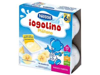 Nestlé Yogurt Iogolino Plátano 4x100g Nestlé Yogurt Iogolino Plátano 4x100g