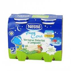 Nestlé Cena Verduras Selectas y Lenguado 2x200g