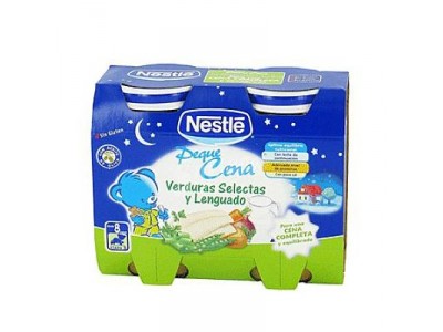 Nestlé Cena Verduras Selectas y Lenguado 2x200g