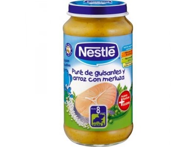 Nestlé Potito Guisantes Arroz Merluza 250g