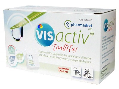 Pharmadiet Vis Activ Toallitas 30 uds.