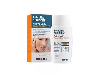 Isdin FotoUltra 100 Active Unify Fusión Fluid con color SPF50 50ml Isdin FotoUltra 100 Active Unify Fusión Fluid con color SPF50 50ml