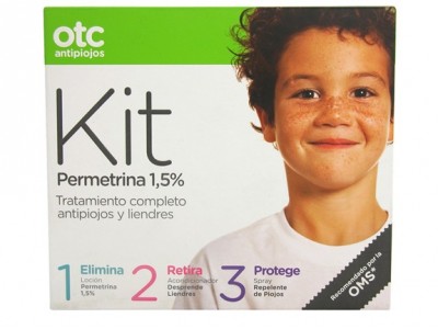 Otc Kit Permetrina 1,5 % Loción + Acondicionador + Spray