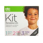 OTC KIT PERMETRINA 1,5 % LOCION + ACONDICIONADOR + SPRAY