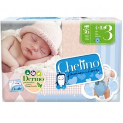 Pañal Infantil Chelino Fashion & Love T3 4-10kg 36 uds.