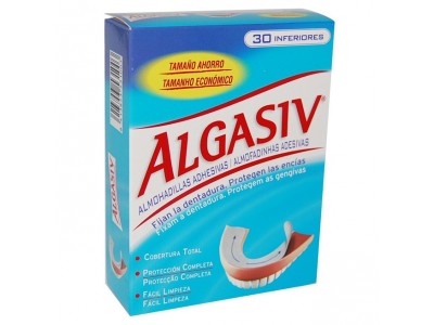 Algasiv Almohada Dentadura Inferior 30 uds. Algasiv Almohada Dentadura Inferior 30 uds.