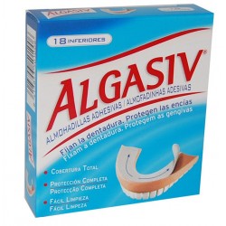 Algasiv Almohadillas Adhesivas Dentadura Inferior 18 uds.