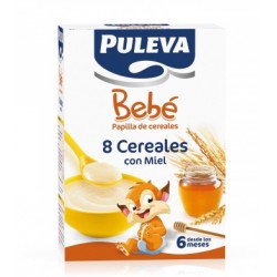 Puleva Bebé 8 Cereales con Miel 500g