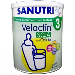 Sanutri Velactin Soja Crecimiento 800g