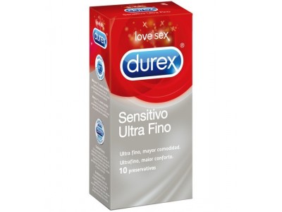 Durex Preservativo Sensitivo Ultrafino 10 uds. Durex Preservativo Sensitivo Ultrafino 10 uds.