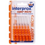 INTERPROX CEPILLO DENTAL SUPER MICRO 6 UNIDADES