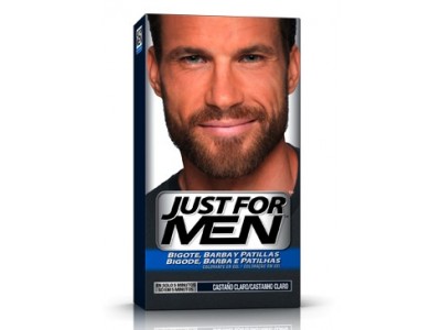 Just For Men Bigote Barba Patillas Castaño Claro