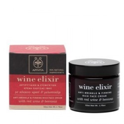 Apivita Wine Elixir Crema Facial Rica Textura Antiarrugas y Reafirmante 50ml