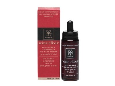 Apivita Wine Elixir Aceite Facial Antiarrugas 30ml