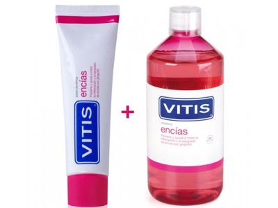 Vitis Encías Pasta 100ml + Colutorio 500ml