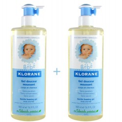 Klorane Bebé Gel Doceur Moussant 500ml 2 uds.