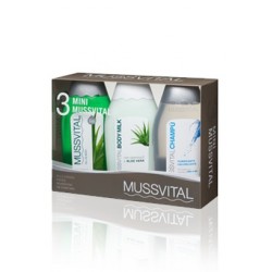 Mussvital Pack Mini Gel + Body + Champú Purificante