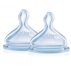 Nuk Tetinas Silicona FIRST CHOICE Orificio: L (alimento) T2, blíster 2 U