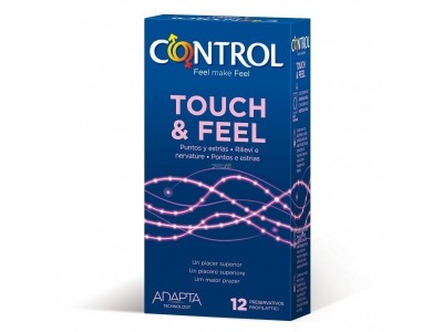 Control Preservativos Touch Feel 12 uds.