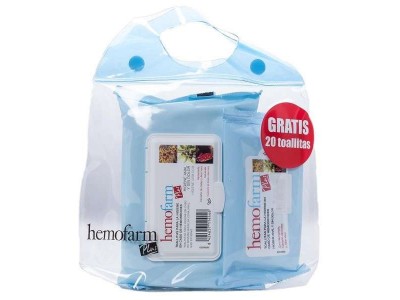 Hemofarm Plus 60 Toallitas + 20 uds. Gratis