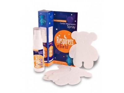 Respirets Infantil Spray 15ml + 12 Parches Aromin Respirets Infantil Spray 15ml + 12 Parches Aromin