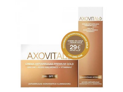 Axovital Promo Crema 50ml + Serum 30ml Premium Gold