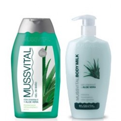 Mussvital Pack Body Milk Aloe 300ml + Gel Aloe 300ml