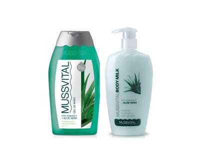 Mussvital Pack Body Milk Aloe 300ml + Gel Aloe 300ml