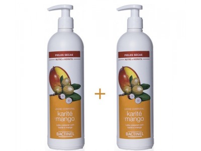 Bactinel Leche Corporal Karité Mango 400ml 2 uds.