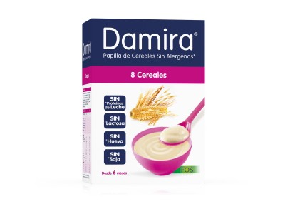 Damira Papilla 8 Cereales Fos 600g Damira Papilla 8 Cereales Fos 600g