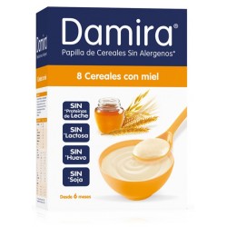 Damira Papilla 8 Cereales con Miel 600g