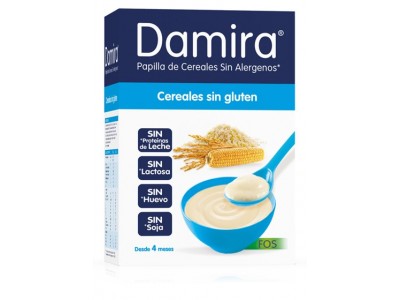 Damira Papilla Cereales Sin Gluten Fos 600g Damira Papilla Cereales Sin Gluten Fos 600g