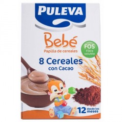 Puleva Bebé 8 Cereales con Cacao Fos 500g