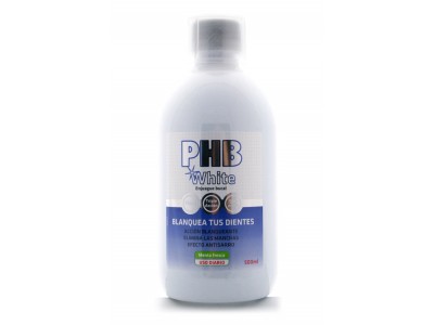 PHB White Enjuague Bucal 500ml PHB White Enjuague Bucal 500ml