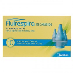 Fluirespira 10 Recambios Aspirador Nasal