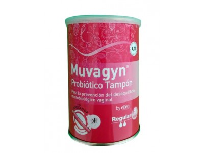 Muvagyn Tampón Probiótico Regular con Aplicador 9 uds. Muvagyn Tampón Probiótico Regular con Aplicador 9 uds.