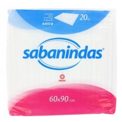 Sabanindas Extra 60x90 20 uds.