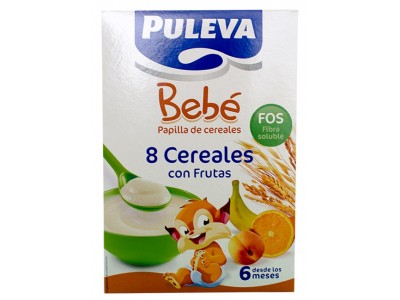 Puleva Bebé 8 Cereales con Frutas Fos 500g