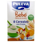 PULEVA BEBÉ 8 CEREALES CON FRUTAS FOS 500 GR