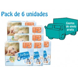 Pack 6 uds. Chelino Pañal Infantil T5 30 uds.