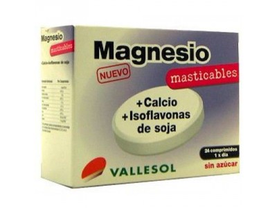 Vallesol Magnesio + Calcio + Isoflavonas 24 Comprimidos Vallesol Magnesio + Calcio + Isoflavonas 24 Comprimidos