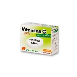 Vallesol Vitamina C + Melisa + Zinc 24 Comprimidos