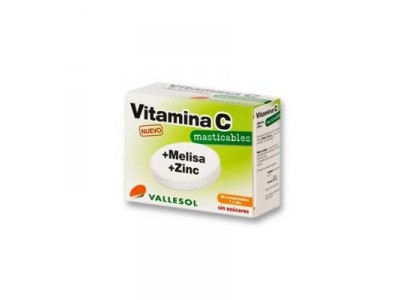 Vallesol Vitamina C + Melisa + Zinc 24 Comprimidos