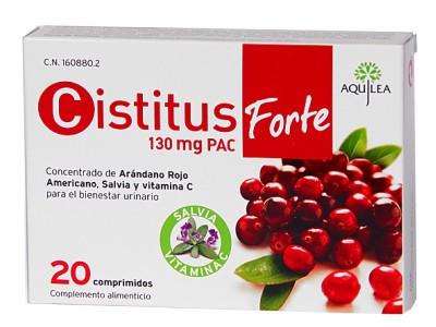 Aquilea Cistitus Forte 130mg 20 Comprimidos Aquilea Cistitus Forte 130mg 20 Comprimidos