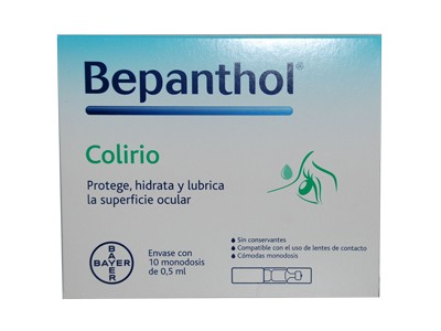 Bepanthol Colirio 10 Monodosis de 0,5ml Bepanthol Colirio 10 Monodosis de 0,5ml