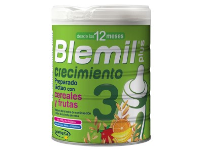 Blemil Plus 3 Crecimiento con Cereales y Frutas 800g Blemil Plus 3 Crecimiento con Cereales y Frutas 800g