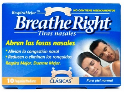 Breathe Right Clasic 10 Tiras Pequeñas