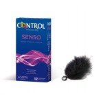 CONTROL PRESERVATIVOS SENSO 12 UNIDADES + PLUMA MARABU