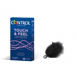 Control Preservativos Touch & Feel 12 uds. + Pluma