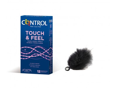 Control Preservativos Touch & Feel 12 uds. + Pluma